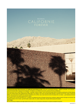 AD magazine, Palm Springs