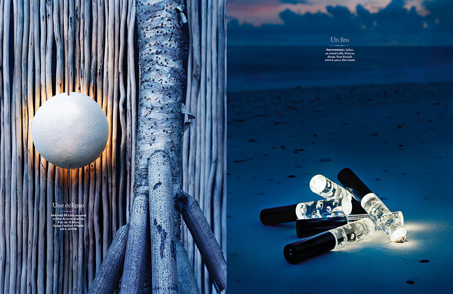 AD magazine, still life, nature morte, Baccarat, Asteri