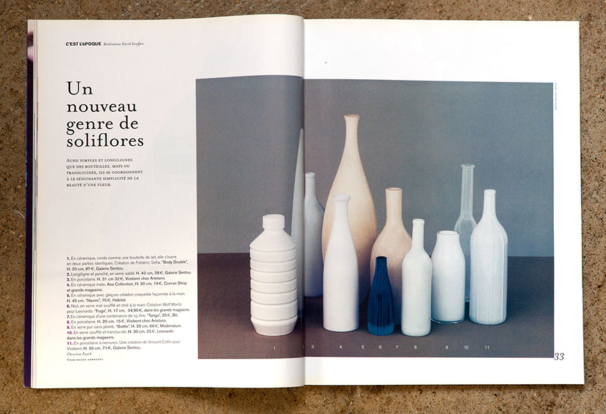 Marie Claire Maison, still life, nature morte, Morandi