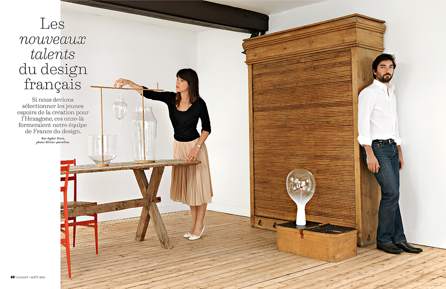 AD magazine, french design, Pierre Favresse, Margaux Keller